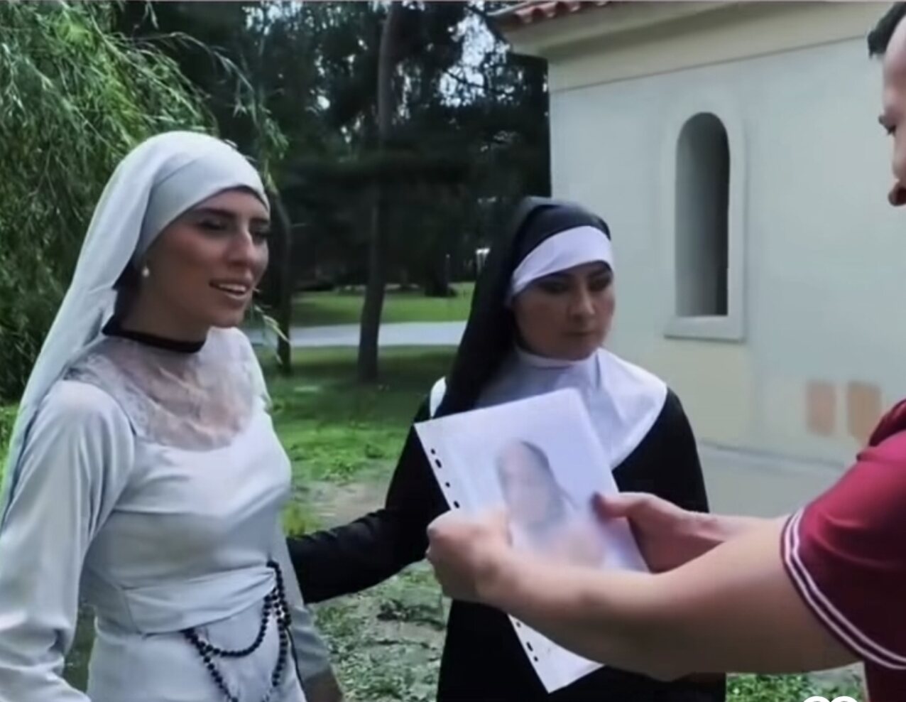 blonde brunette nunporn