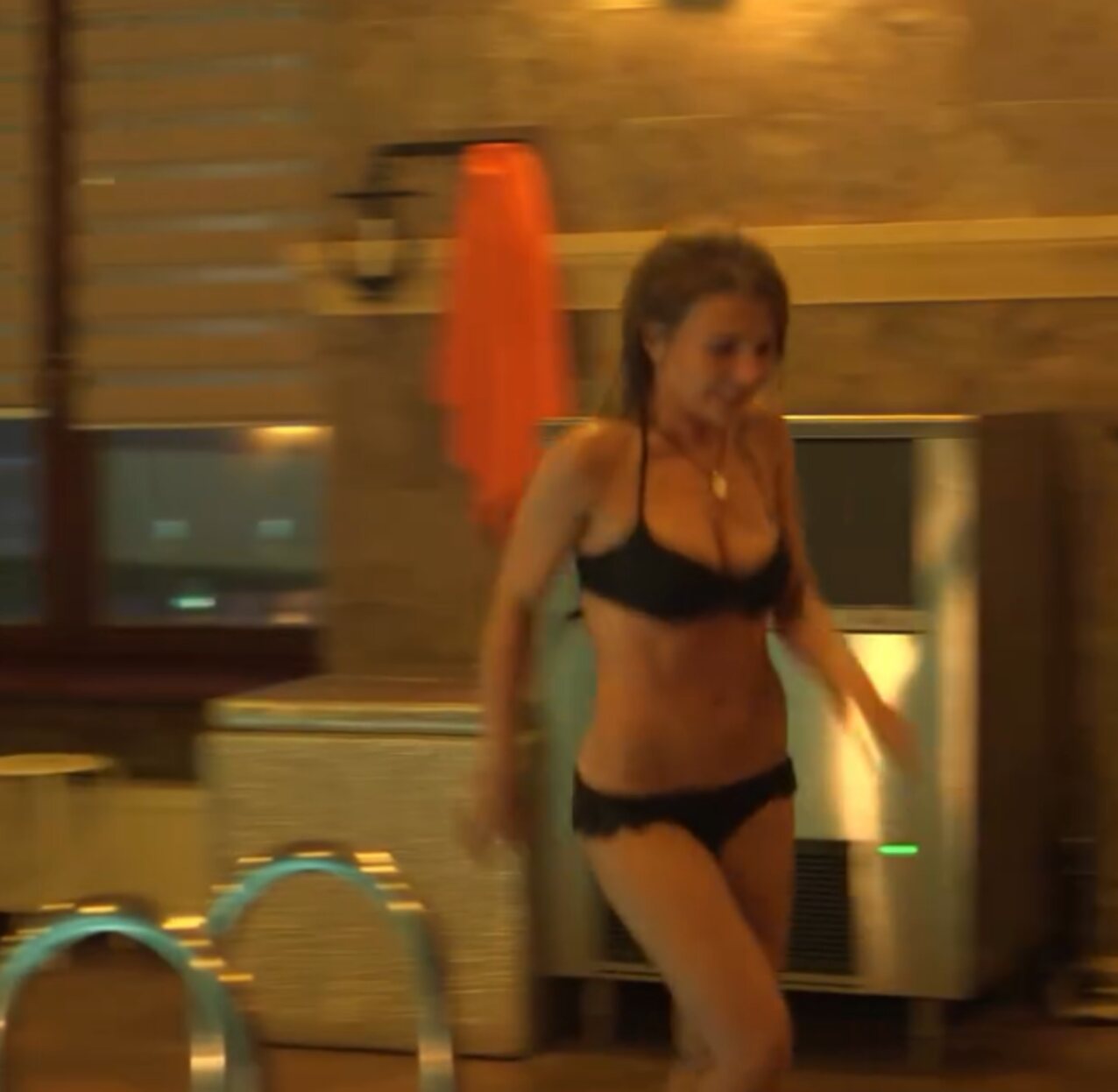pool bikini bouncing