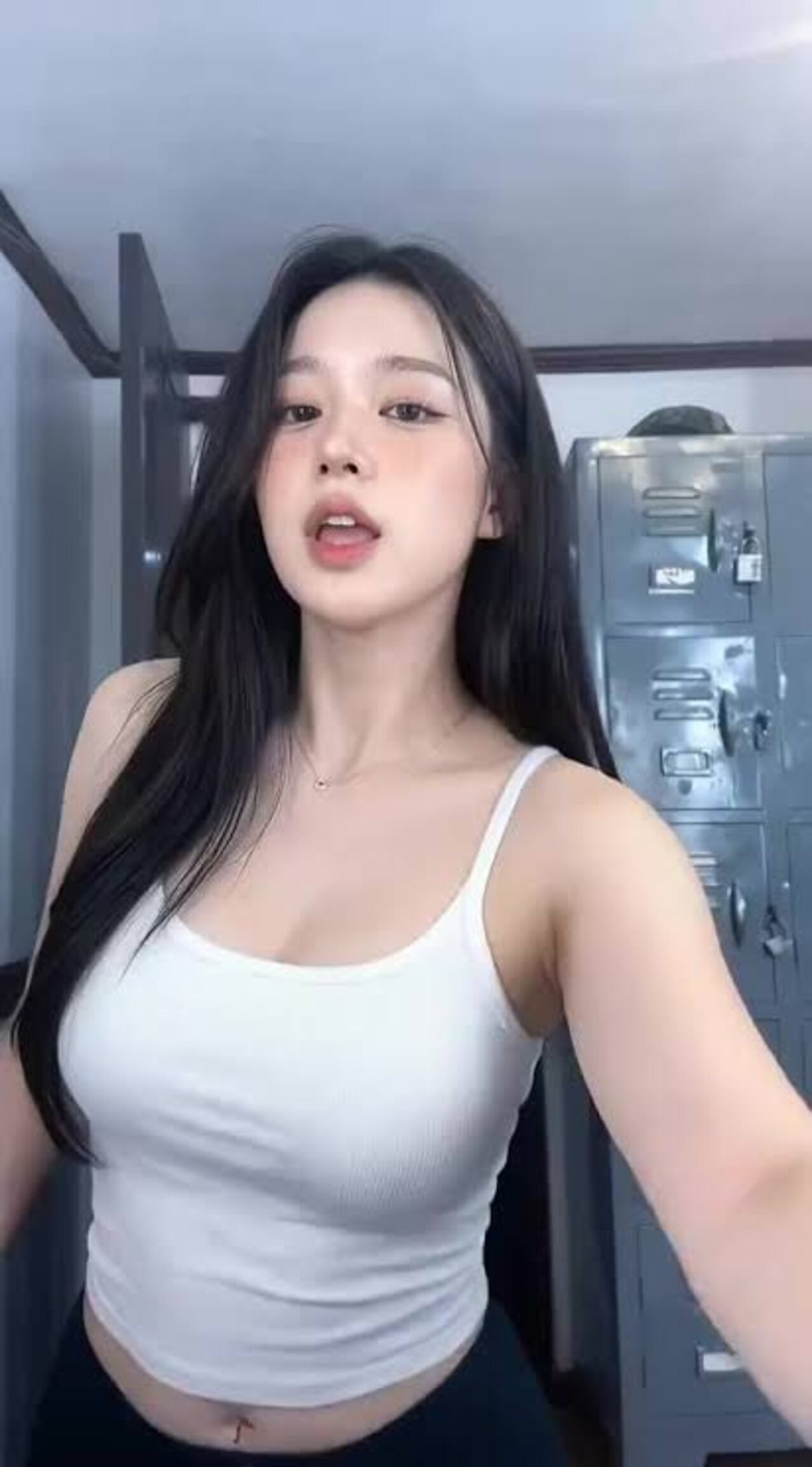 cute busty white dress