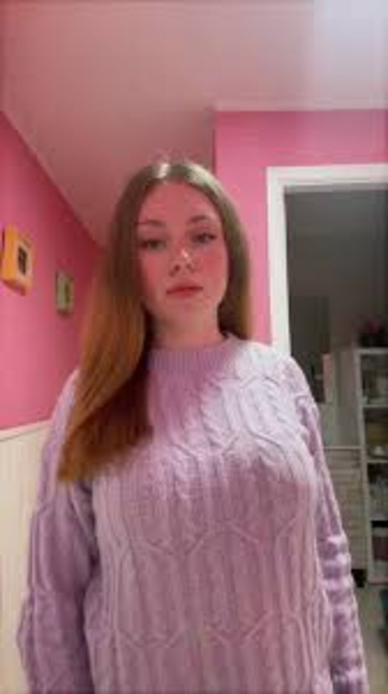 busty brown hair beauty