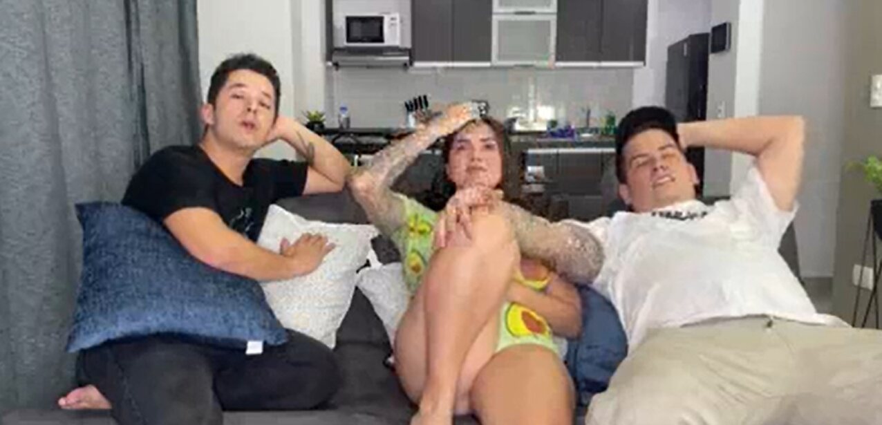 brunette big tits anal