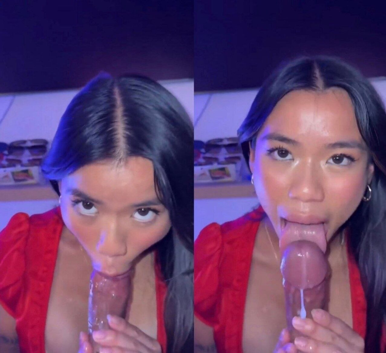camgirl asian blowjob
