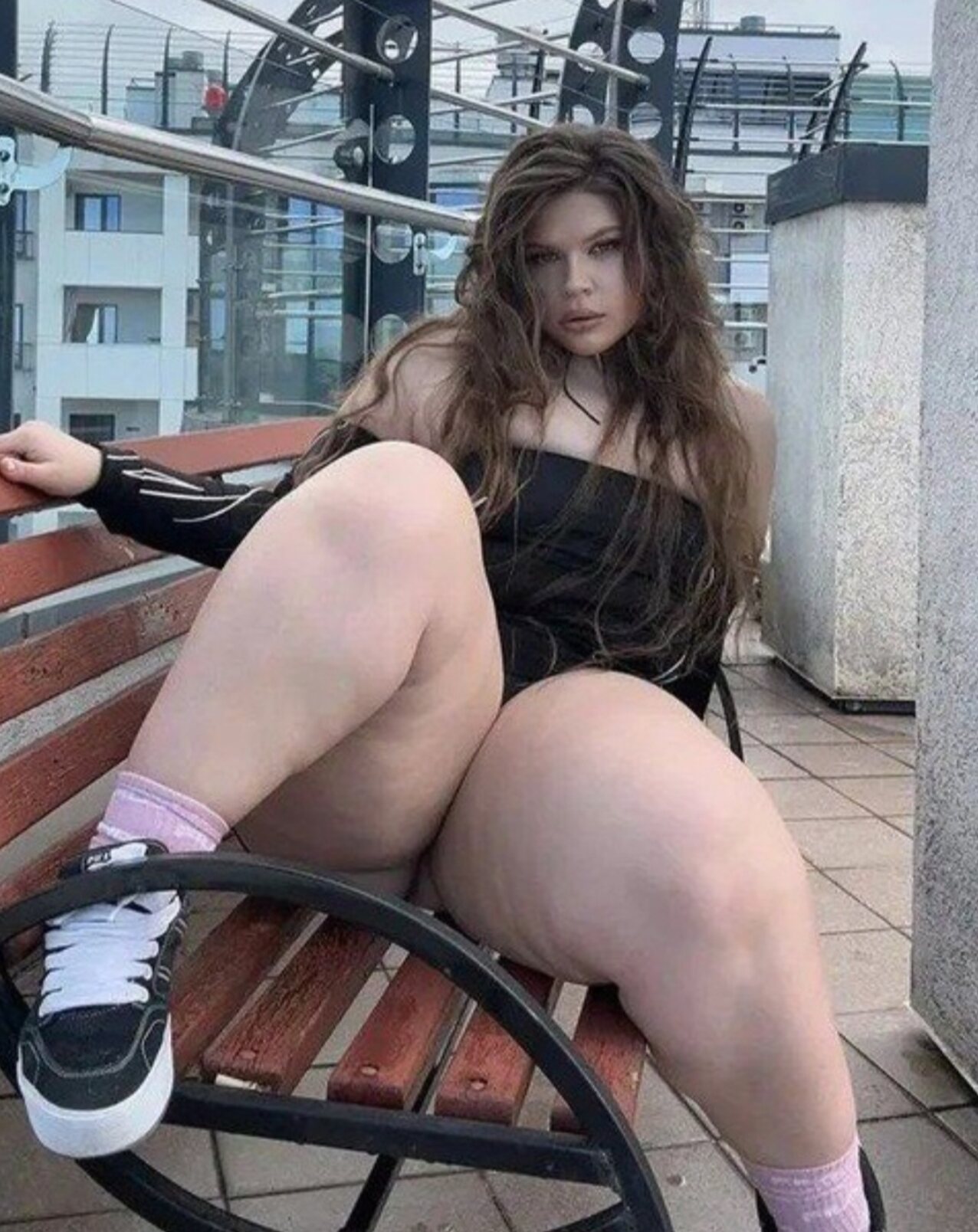 thighs socks thicc
