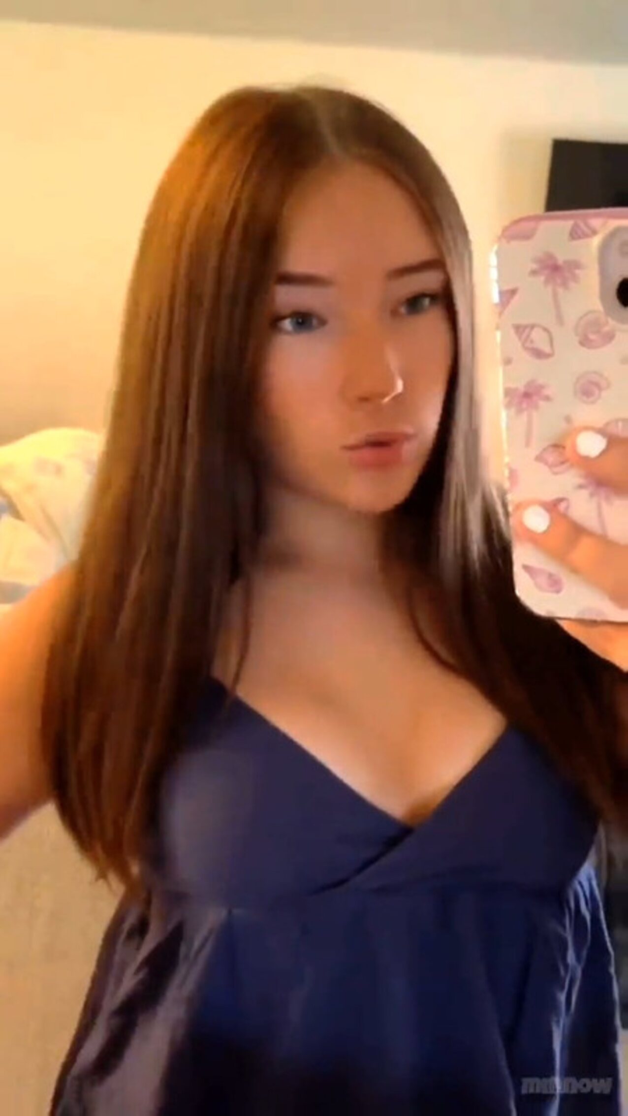 brunette teen tiktok