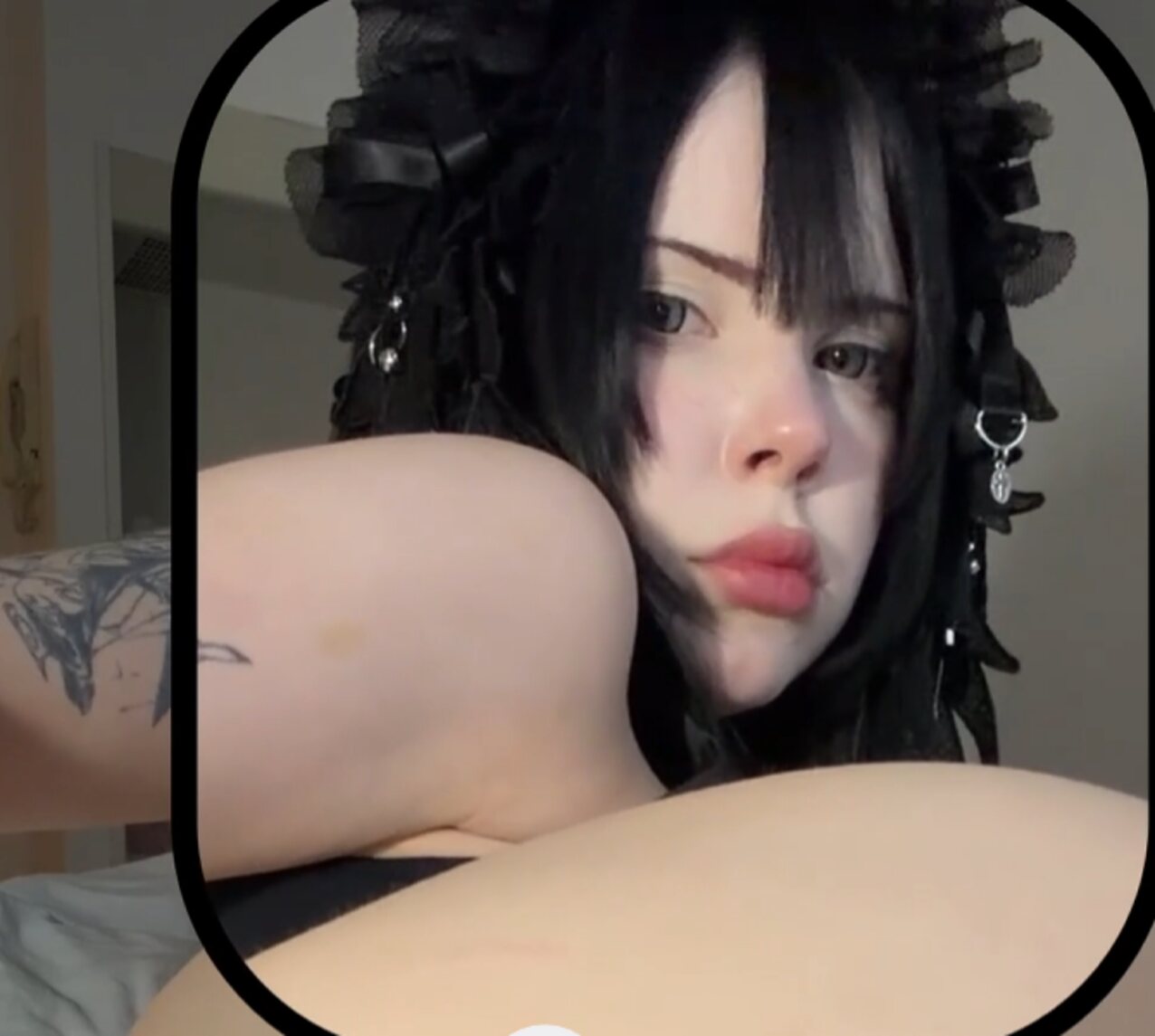 black hair cute solo female