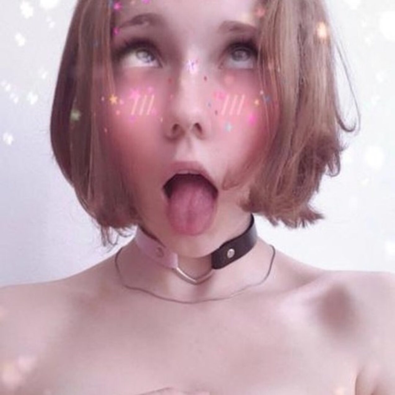 ahegao filtered legal teen
