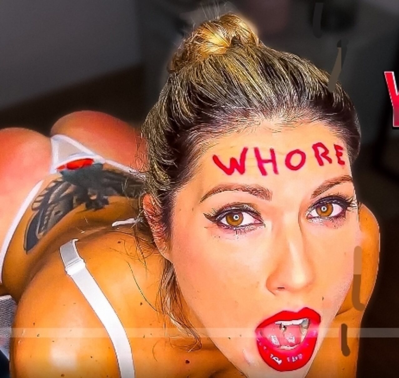 tattoo slut tongue