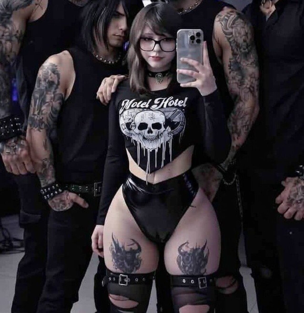 goth emo thicc