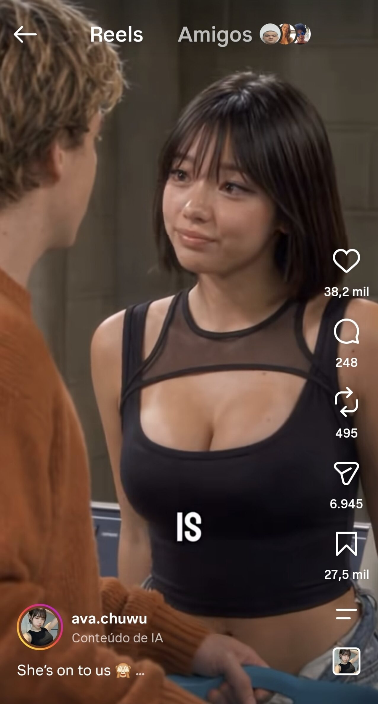 brunette blowjob laundry