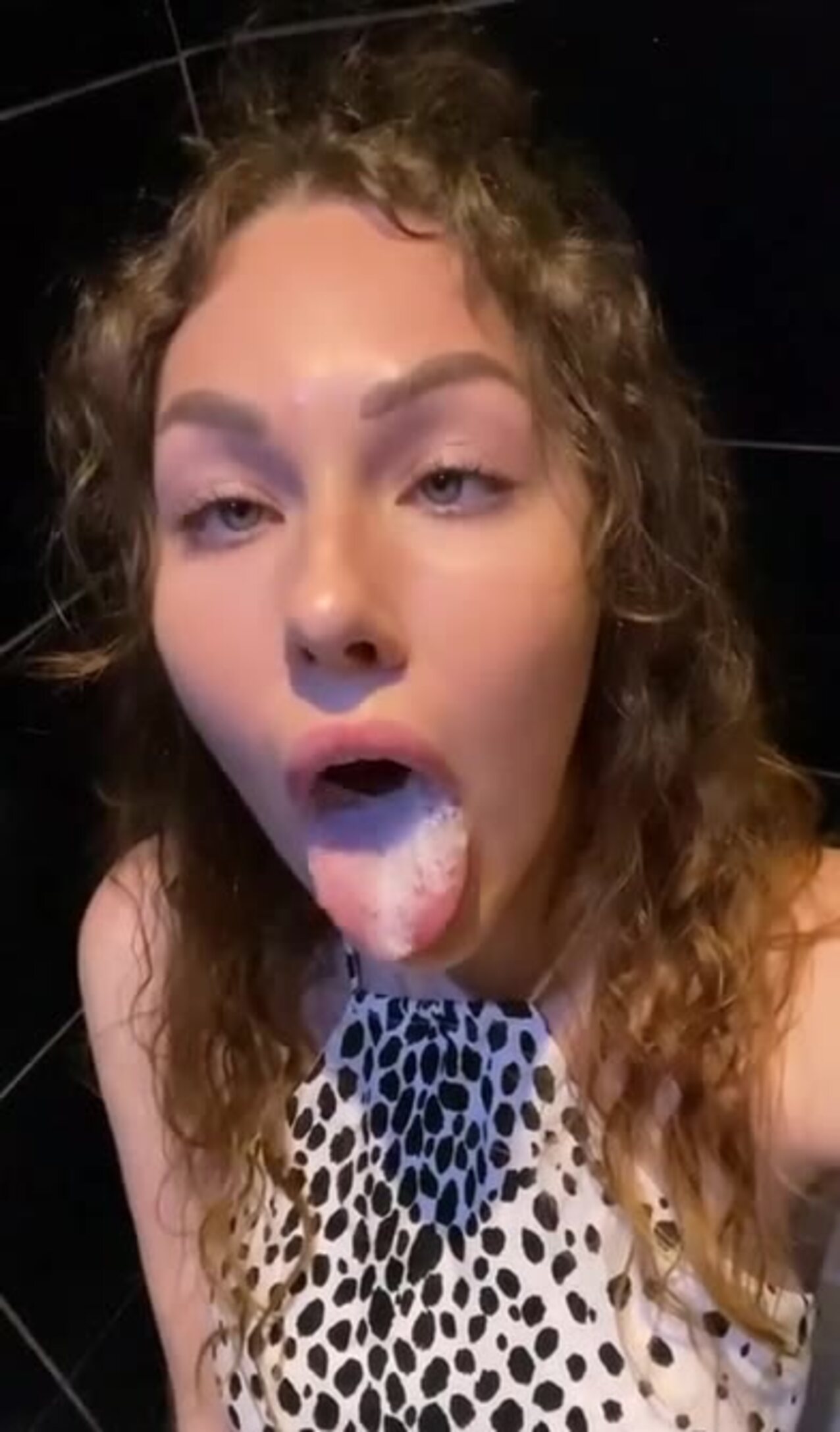 cum in mouth bathroom homemade