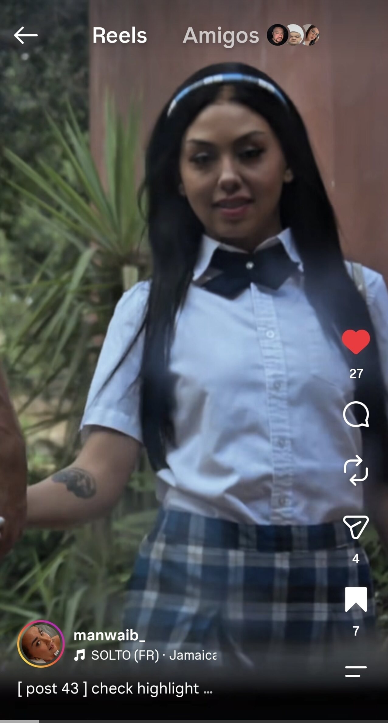 latin schoolgirl brunette