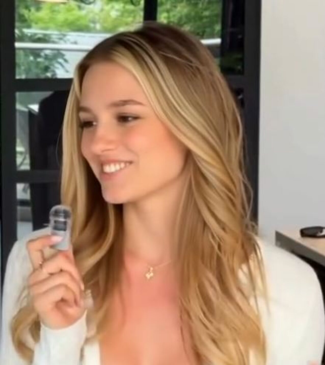german girl blonde interview in german