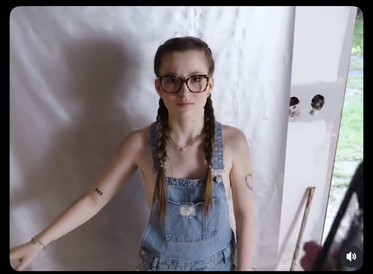 glasses money braided hair