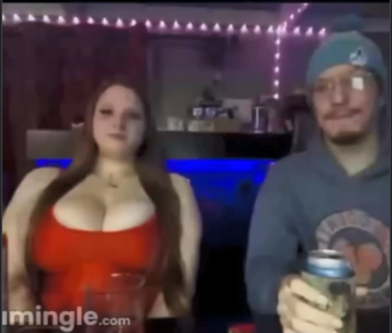 huge boobs blonde stream