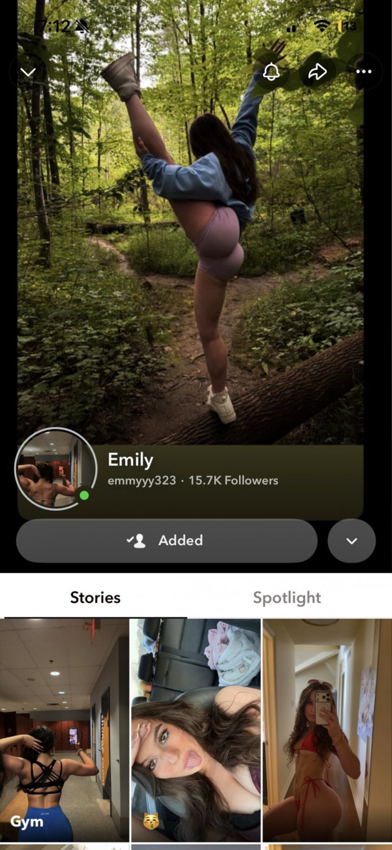 flexible snapchat thick