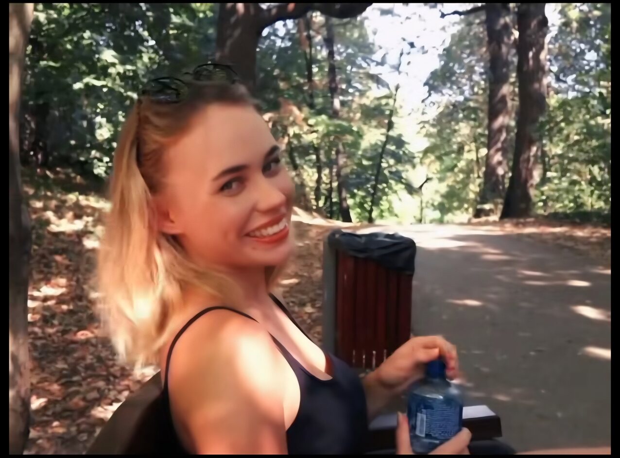 blonde amateur street