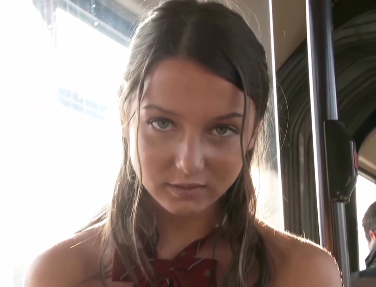 anal schoolgirl bus