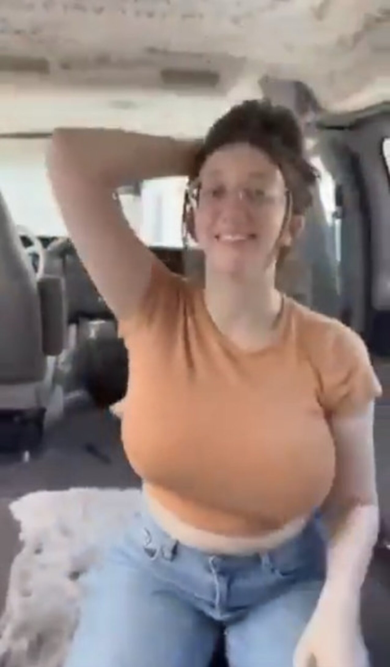 glasses tits nerd