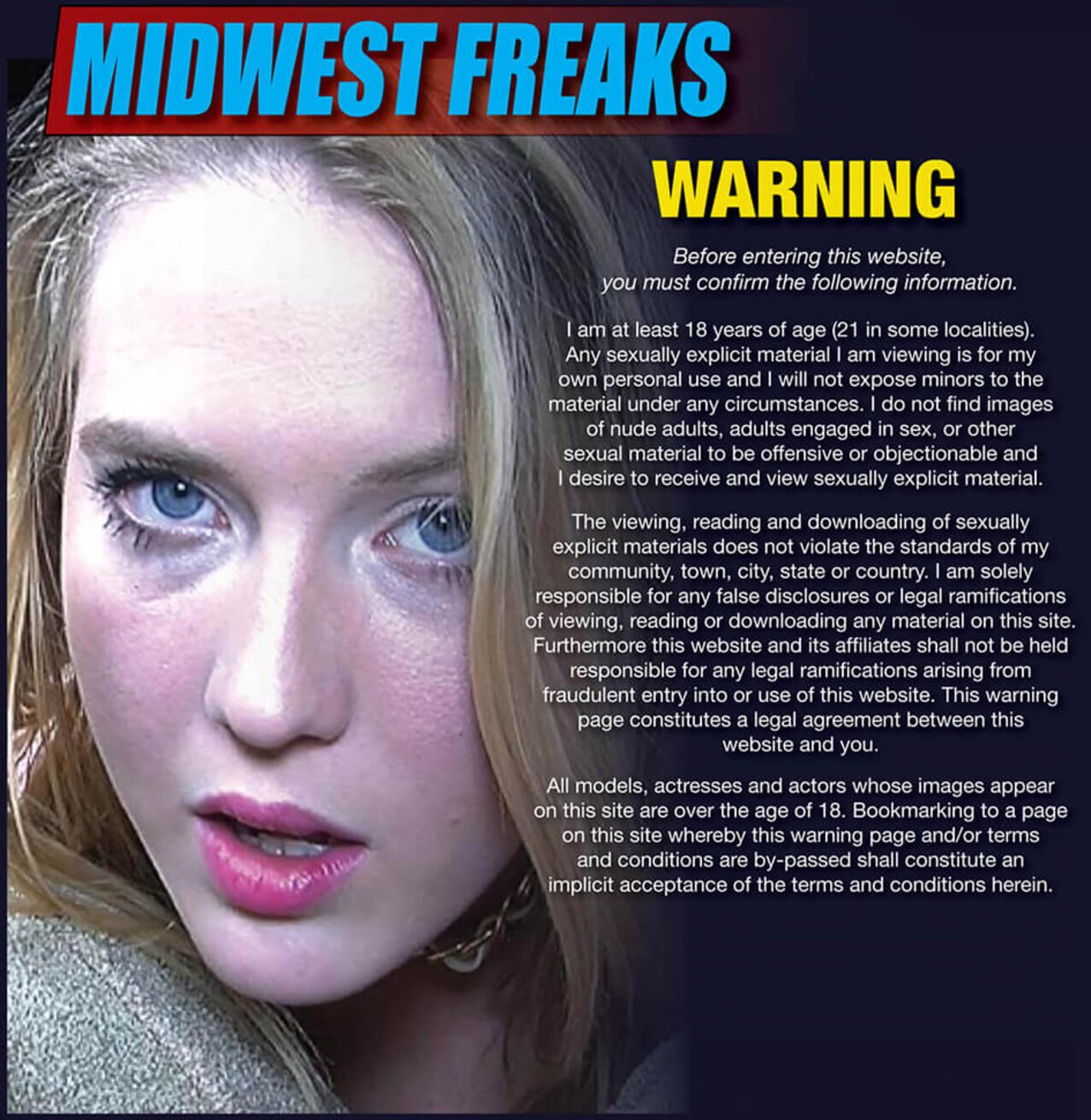 midwest freaks advert blonde