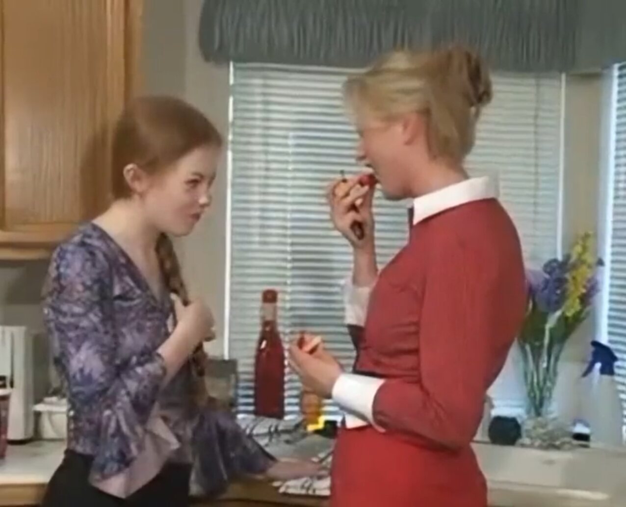 redhead ginger kitchen