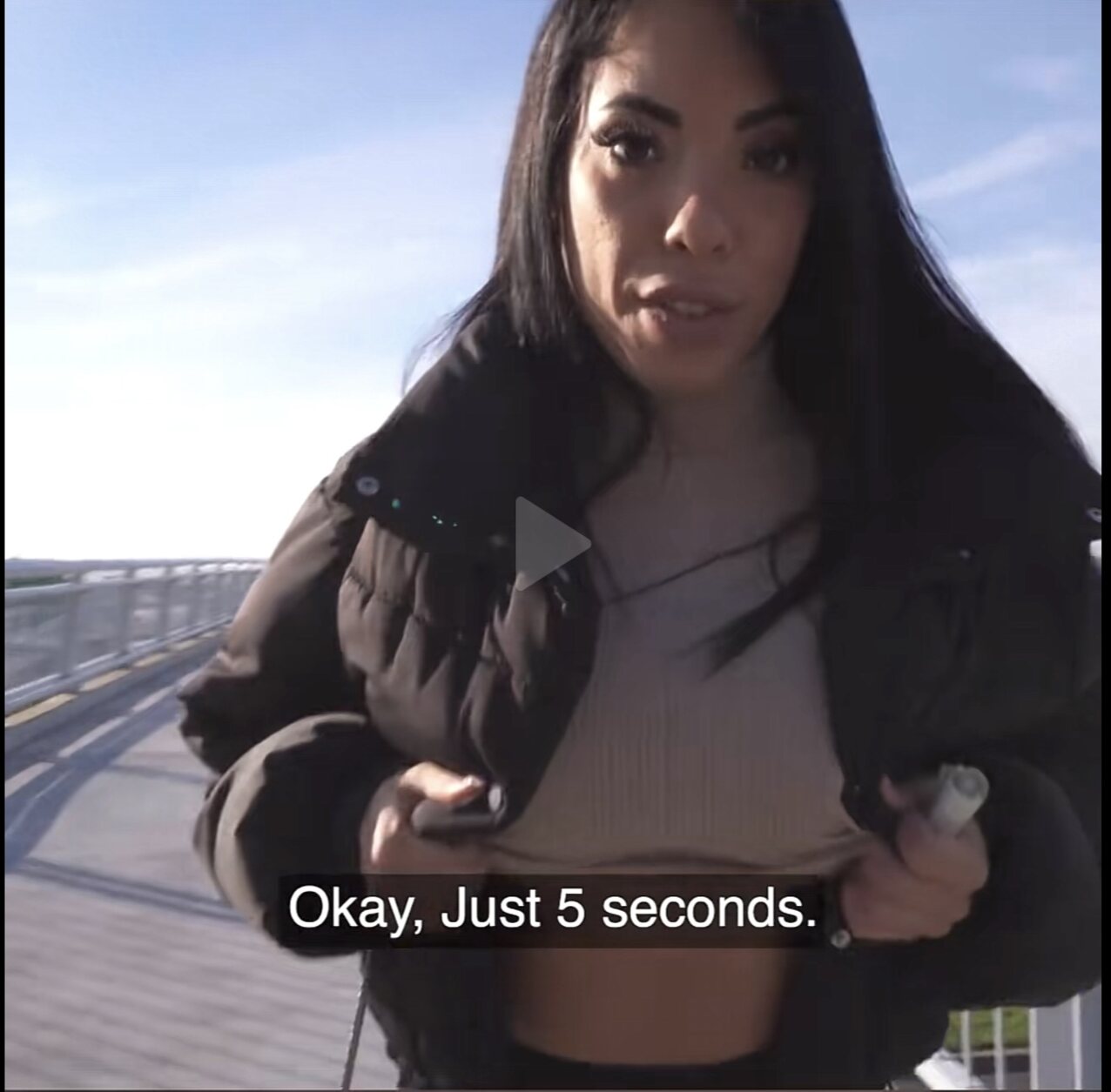 dark hair public hot