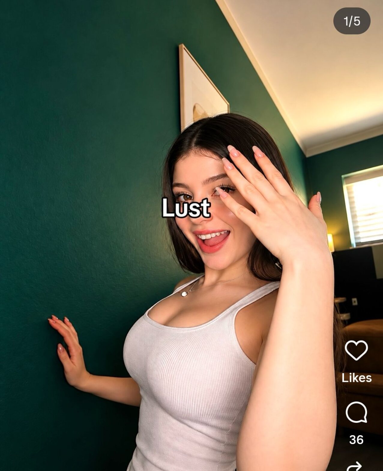 big tits black hair model
