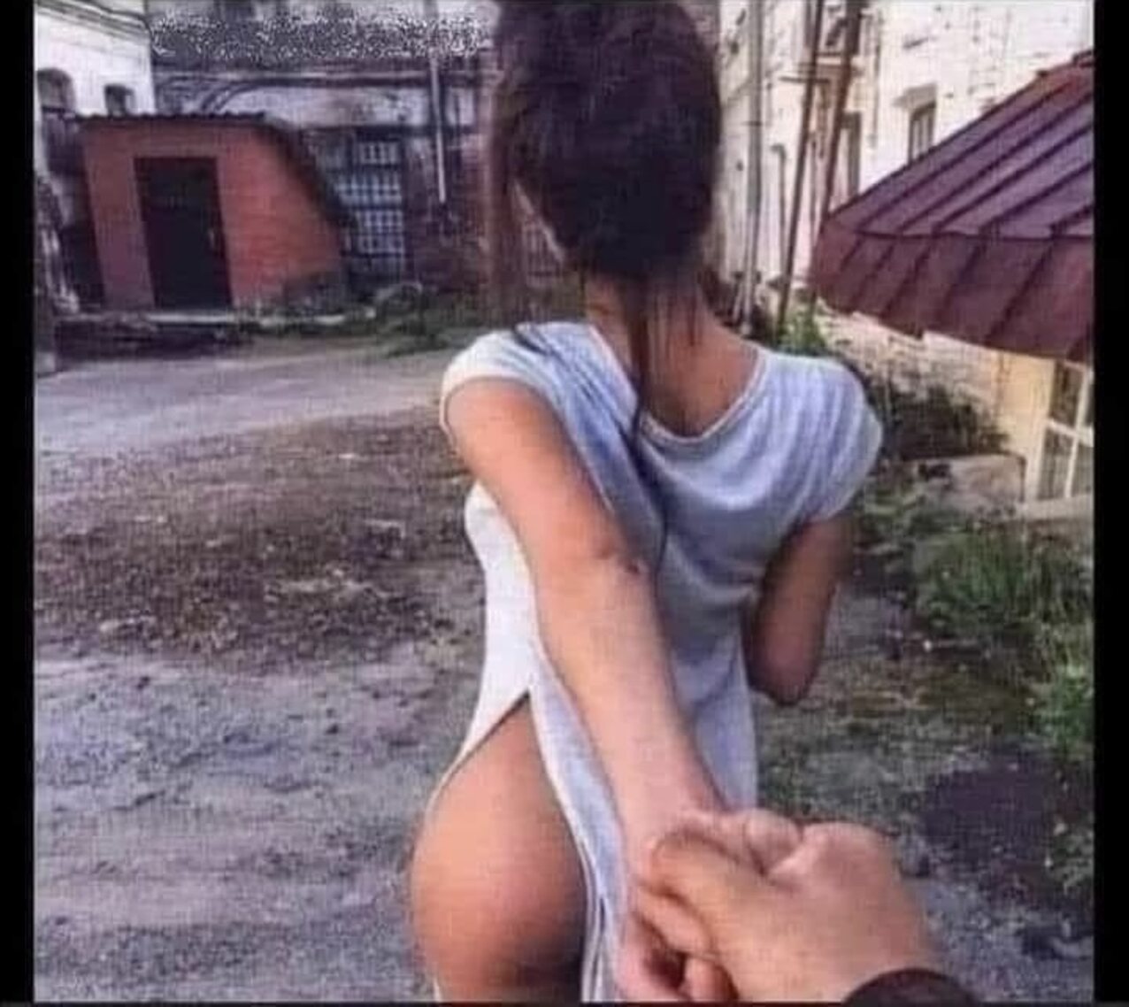 butt brunette legs