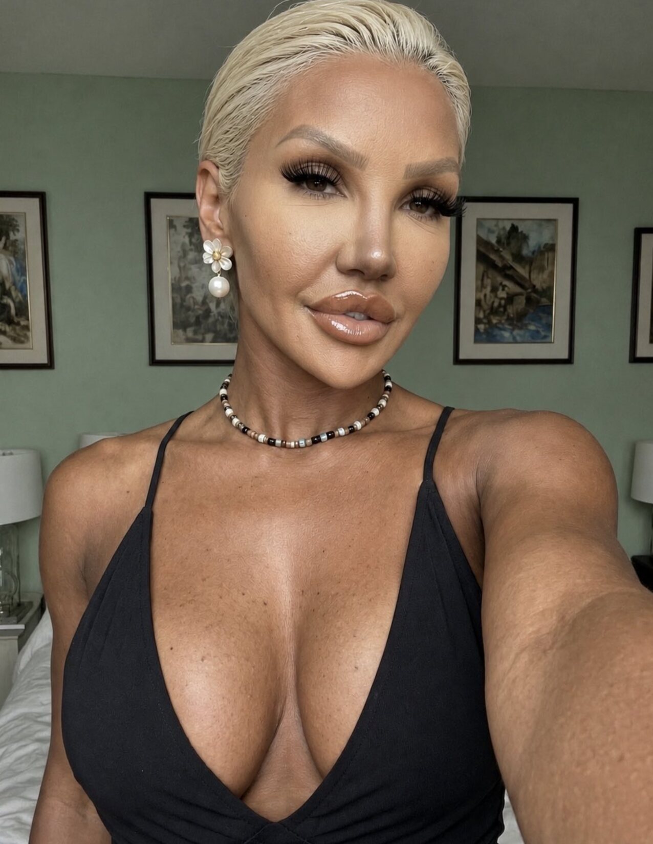 trans blonde hot