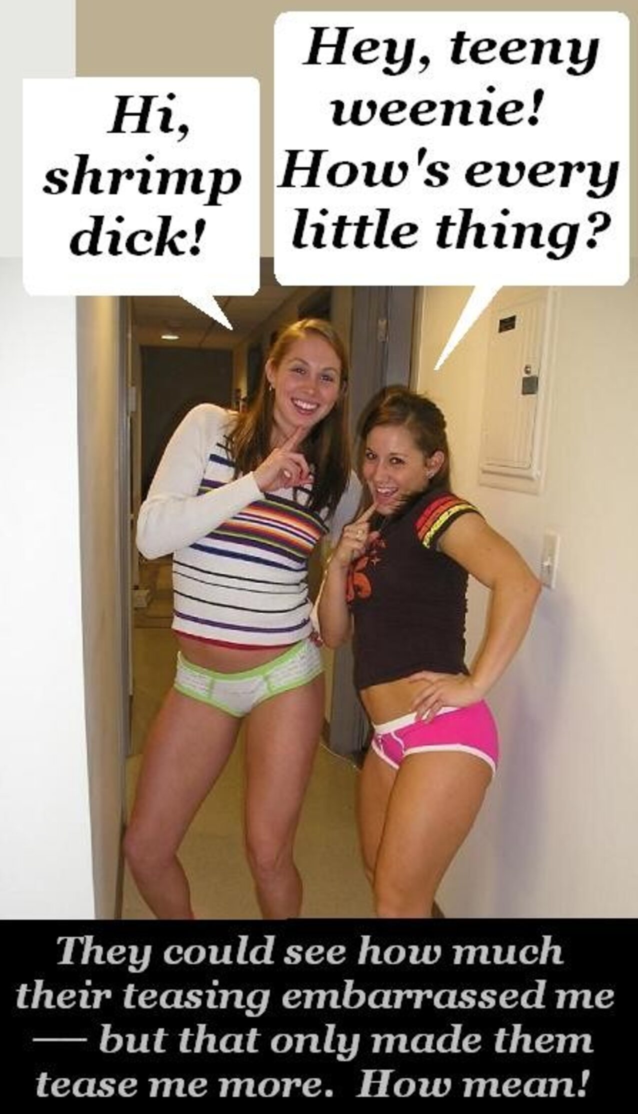 redhead flat stomach skinny woman