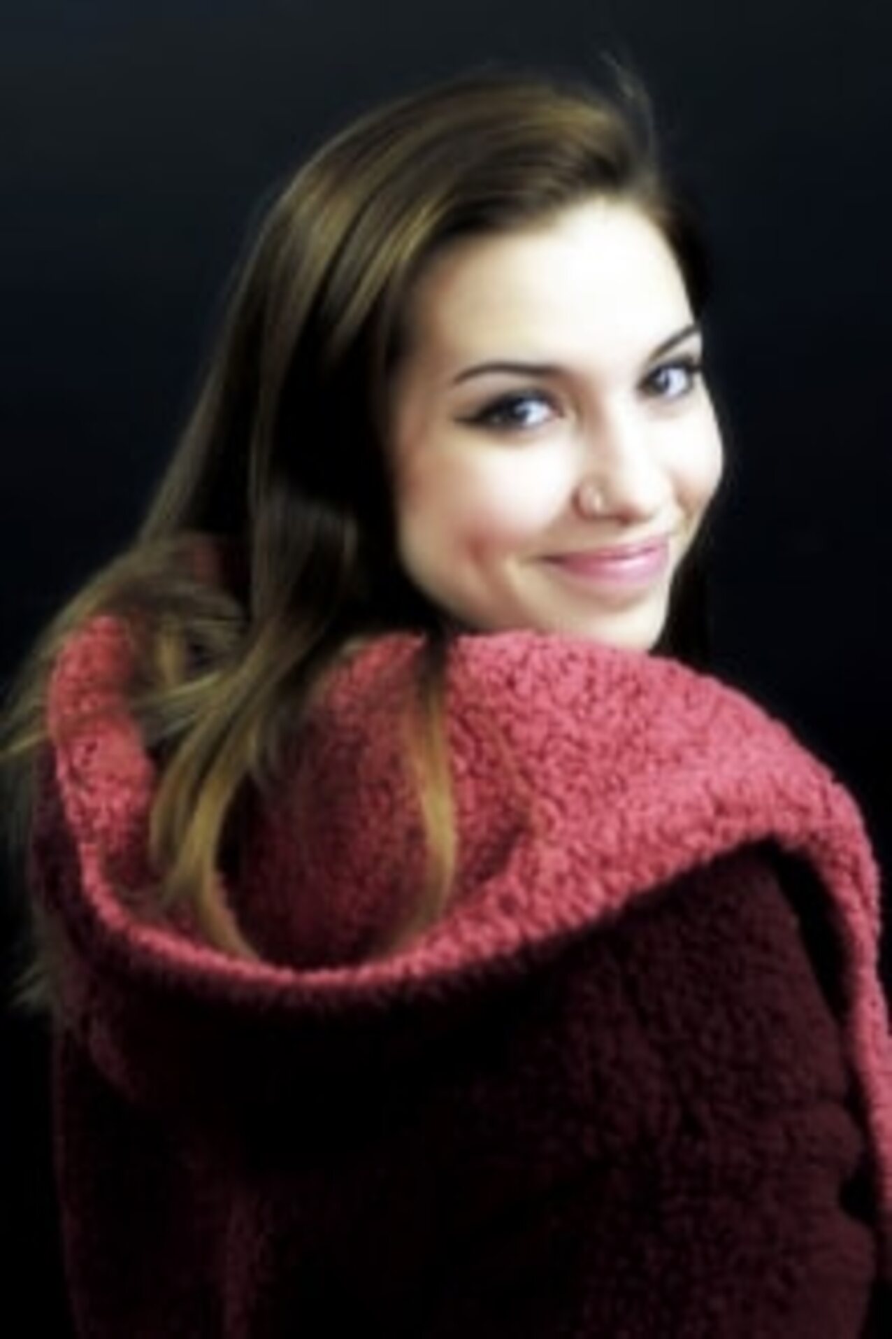 beautiful brunette teen