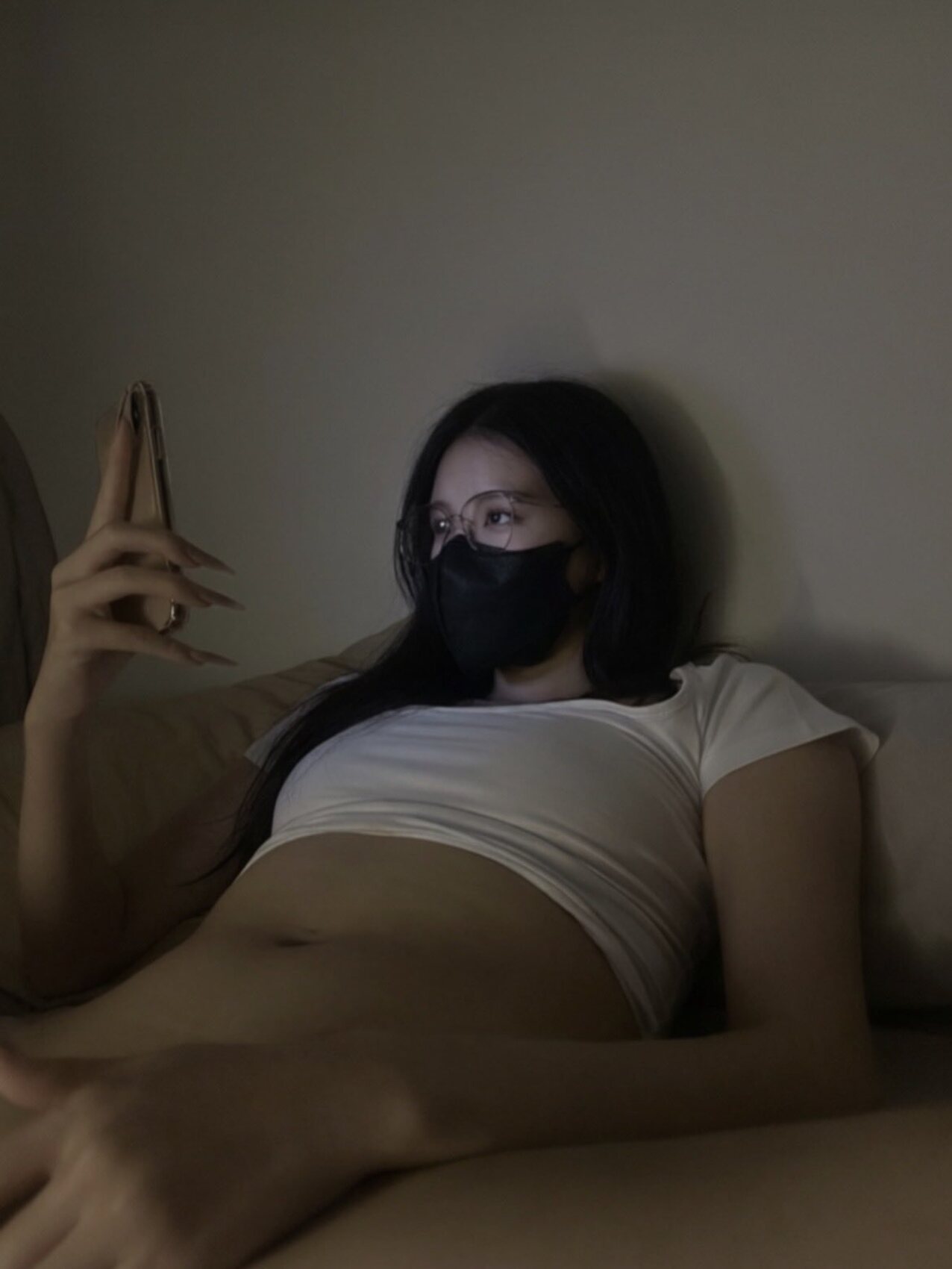 asian glasses mask