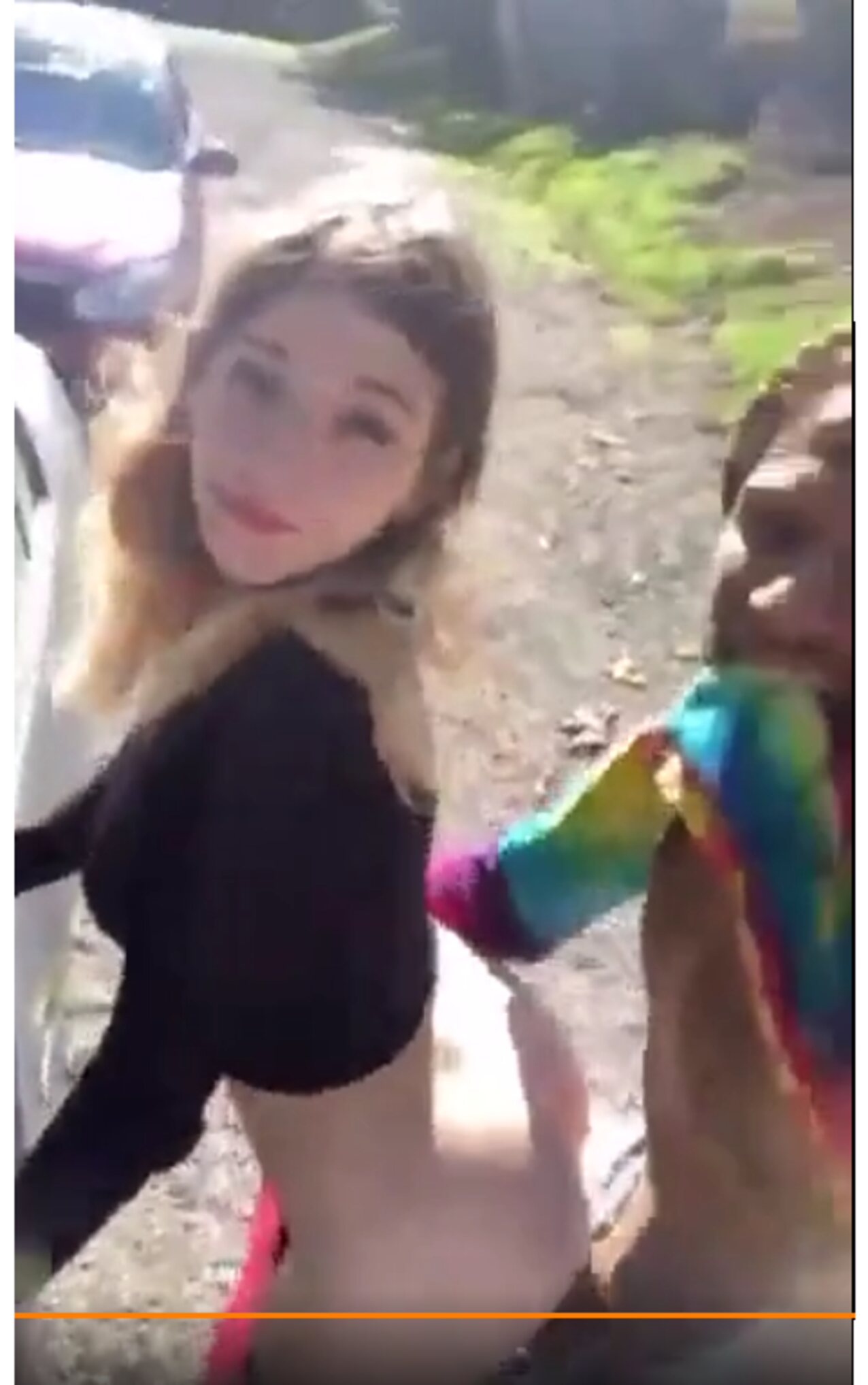 public white teen