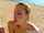 beach facial brunette