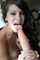solo dildo brunette