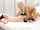 fingering black stockings