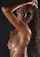 brunette oiled