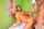blond threesome brunette