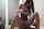 dildo lingerie brunette