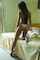brunette ass bed
