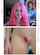 pink hair hairy strange