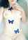beautiful girl butterfly tits