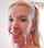 blond facial cum