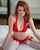 redhead freckles lingerie