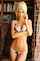 blonde model lingerie