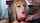 blonde smoking fishnet
