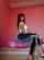black teen sitting