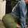 big ass green jeans blue bloose