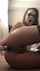 brunette anal dildo