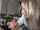 mother handjob blonde