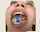 blonde cum in mouth blue eyes